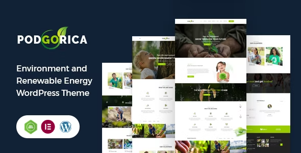 Podgorica - Environment and Renewable Energy WordPress Theme Podgorica – 环境与可再生能源WordPress主题